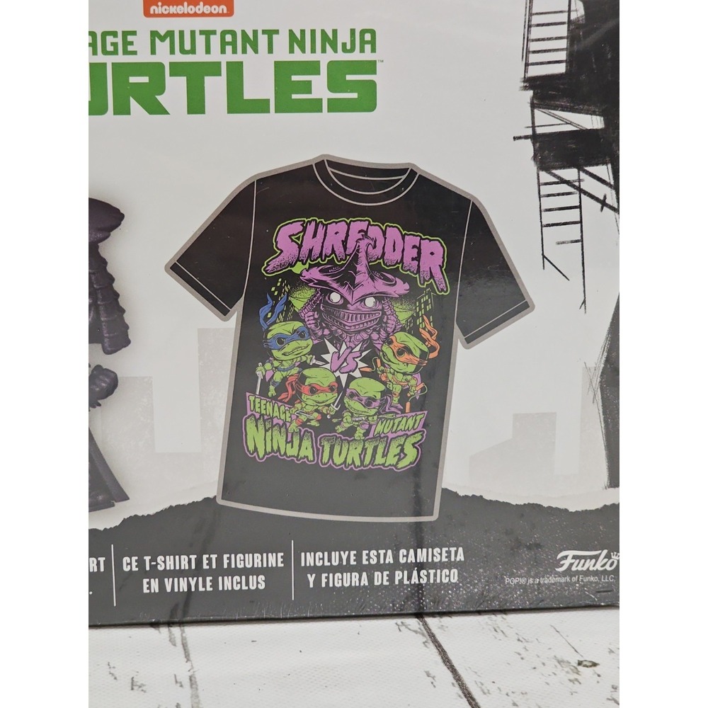 Funko Pop TMNT Teenage Mutant Ninja Turtles Shredder Target XL T Shirt NIB 2021 - Picture 12 of 14
